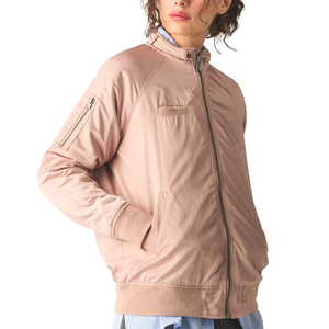 Best Selling Women's Breathable Satin Varsity Bomber Jacket Hot Selling Light <b>Weight</b> Comfortable Satin Jackets - Product Image 4