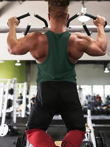 Débardeur de musculation personnalisé pour homme, respirant, sans manches, coupe ajustée, pour la salle de sport, l'entraînement et le sport - Product Image 2