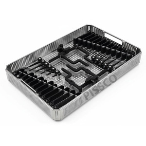 Juego de Curetas para Microdiscectomía Cervical PISSCO, 12 Piezas, Juego de Instrumentos para Microdiscectomía de Columna Vertebral, Acero Inoxidable, Fabricado por Pissco - Product Image 3