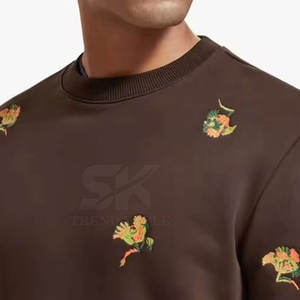 Sudadera Bordada para Hombre, Ropa de Invierno para Exteriores, Hecha de Algodón y Poliéster - Product Image 4