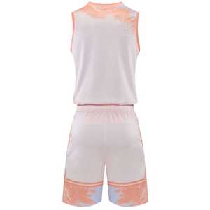 Uniforme de baloncesto hecho en Pakistán, camiseta de equipo y pantalones cortos sublimados, uniforme de baloncesto de color personalizado con precio bajo en línea. - Product Image 4