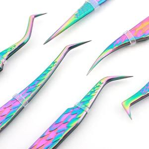 Pince à épiler haute précision en acier inoxydable pour extensions de cils, antistatique, pince à sourcils, outils de maquillage - Product Image 3