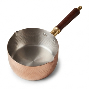 Indian Exported Copper Stainless Steel Lining Sauce <b>Pan</b> for Kitchen Usage Cooking Household Utensils Product - Product Image 2