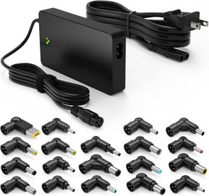 Carregador Universal para <span class=keywords><strong>Laptop</strong></span> de 90W com Porta USB de Carregamento Rápido e 19 Conectores para Hp <span class=keywords><strong>Dell</strong></span> Toshiba IBM Lenovo Acer Asus Samsung Sony Fujitsu - Product Image 1