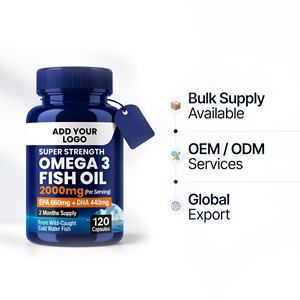 Private Label Omega 3 Softgel Capsules Fish Oil Dietary <b>Supplement</b> for Heart Brain Wellness OEM Manufacturing Export Quality - Product Image 4