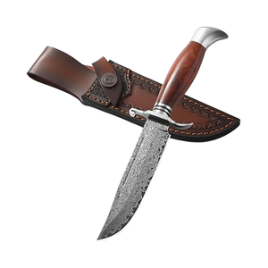El mejor diseño de acero de Damasco, cuchillo Skiner de 9 pulgadas, cuchillo de caza de hoja de nuevo diseño, acero de Damasco de alta calidad - Product Image 1