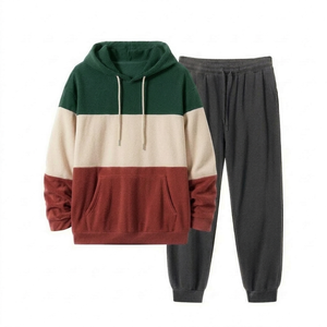 Chándal Unisex con Capucha de Felpa de Algodón de la Mejor Calidad, Cierre con Cordón, Manga Larga, Talla Grande, Lavado Ácido, Ecológico, de Secado Rápido - Product Image 1