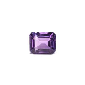 Natural Emerald Cut Amethyst 6.85 Carat Loose Gemstone 11x6mm for Fine Jewelry - Product Image 1