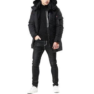 <b>Men</b>’s Warm Parka Ski <b>Jacket</b> Water-Resistant <b>Long</b> Puffer Winter Coat with Removable Faux Fur Hood Insulated Cold Weather - Product Image 3