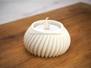 Elégant support de lumière en T avec fleur en résine pour dîner romantique, chambre à coucher et décoration de mariage - Product Image 2