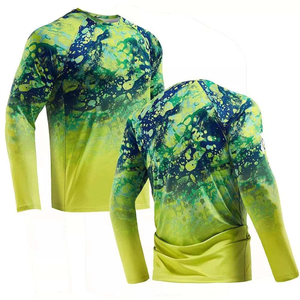 Camisetas de Pesca de Manga Larga para Niños, de Alta Calidad, Personalizadas, Tallas Grandes, Impermeables, con Protección UV UPF50, Lisas, al por Mayor - Product Image 1