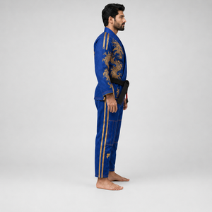 เครื่องแบบ Jiu Jitsu ที่ทันสมัยให้การเย็บที่เชื่อถือได้สวมใส่สบายระบายอากาศได้ดีและมีอิสระในการเคลื่อนไหวที่ยอดเยี่ยมทุกเซสชัน - Product Image 5