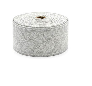 Silver <b>Gold</b> Traditional Ceremonial Customized Oakleaf Bullion Braid-Water Soluble <b>Trim</b> for Garment & Bags - Product Image 1