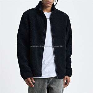 OEM Factory Custom Logo Unisex Zipper Winter Polar Fleece Sweatshirts Heavy Weight <b>Men</b> <b>Sherpa</b> Fleece <b>Jacket</b> - Product Image 1