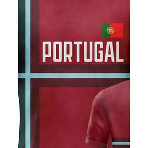 2026 Portugal Flag Jersey Men's Soccer Uniform Shirts Fashionable OEM Sets <b>for</b> Adults and Soccer <b>Fans</b> - Product Image 6