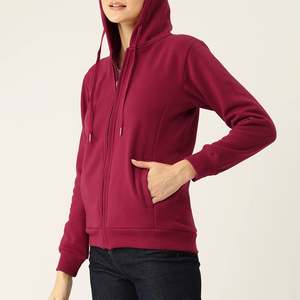 Sudadera básica para mujer, cómoda y holgada, hecha con tela de forro polar suave, material transpirable, corte relajado para uso diario. - Product Image 4