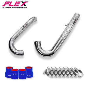 Kit de Intercooler con Tuberías de Aluminio FLEX para TOYOTA REVO / FORTUNER / INNOVA 2015-2019 1GD 2GD, Tamaño de Tubería 2.25 Pulgadas, Color Aluminio - Product Image 3