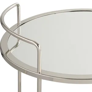 Chariot de service en métal fait main de luxe, nouveau chariot de bar roulant moderne pour hôtel, restaurant, maison, fête et événements, restauration haut de gamme - Product Image 6