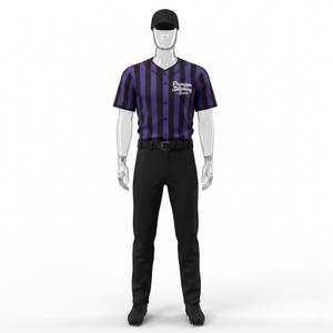 Derniers modèles d'uniformes de baseball, créez vos propres uniformes de baseball et de softball pour hommes, ensemble maillot et pantalon, séchage rapide, 100 % polyester - Product Image 1