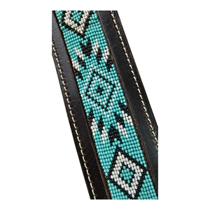 Manaal Enterprises Genuine Leather Western <b>Chaps</b> with Turquoise Inlay and Adjustable Buckle Closure for <b>Riding</b> Regular Fit - Product Image 4