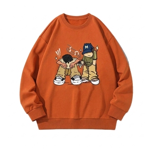 Top Quality Custom Size Men Cartoon Print Sweatshirts Best Selling Breathable Comfortable New Fashionable Men Sweatshirts - Product Image 6