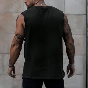 Chaleco Deportivo Personalizado para Hombre, con Estampado Puff, Transpirable, Sin Mangas, Tejido, de Verano, de Alta Calidad, Secado Rápido, Tallas Grandes - Product Image 5