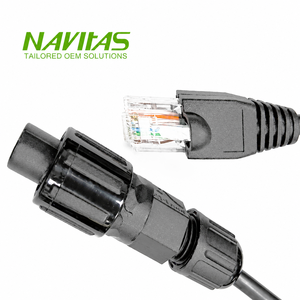 Cable Ethernet Industrial M12 de 10 Pines con Codificación A a RJ45 Cat5e, IP67 Impermeable, para PLC, Sensor, Automatización de Fábrica, Ensamblaje OEM Personalizado - Product Image 6