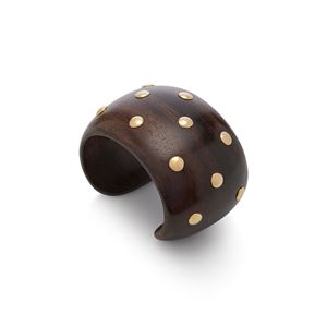 Ensemble de bracelets en bois traditionnels faits à la main pour femmes, accessoires de mode ethniques avec des éléments de bijouterie - Product Image 4