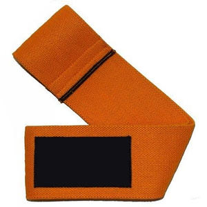Orange Fabric Resistance <b>Band</b> with Black Patch for Exercise Durable <b>Workout</b> Fitness Equipment All Accessories Hip Resistance - Product Image 4