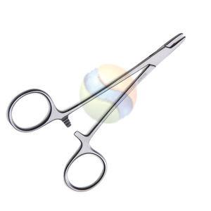 Pinces porte-aiguilles microchirurgicales professionnelles – Instrument de chirurgie générale en acier inoxydable - Product Image 1