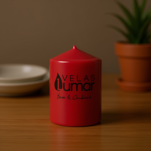 VELA ROJO Vela Decorativa Tamaño 100x57 - Product Image 3