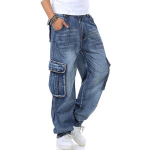 <b>Mens</b> Straight Leg Casual <b>Jeans</b> Classic Vintage Denim Pants with Pocket Comfortable Cotton Blend Streetwear Fashion <b>Jeans</b> Durable - Product Image 1
