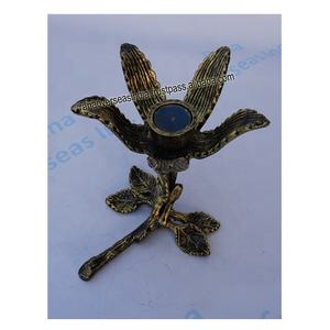 เชิงเทียนโลหะไฟชาสไตล์ลายดอกไม้ที่วางเทียนสไตล์ INS สำหรับงานแต่งงานคริสต์มาสของตกแต่งบ้านปีใหม่ - Product Image 2