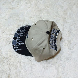 Casquettes de baseball ajustées unisexes personnalisées avec broderie 3D en relief, sportives, 100% coton, logo flamme, snapback - Product Image 3