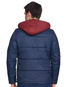 Chaqueta Acolchada de Lona para Invierno, Resistente al Viento, con Cuello Mao y Cierre de Cremallera, Servicio OEM - Product Image 5