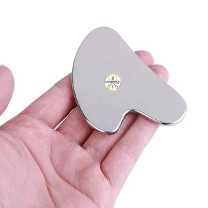 Outils de massage facial Gua Sha en acier inoxydable, outil de grattage en métal Guasha - Product Image 4