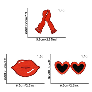 Wholesale Eco-Friendly Fabric Trendy Mixed Icon Embroidered Iron On <b>Patch</b> - Product Image 3