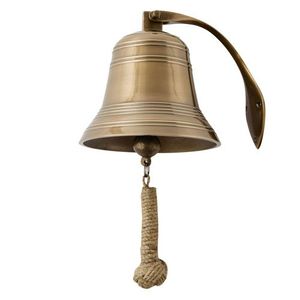 Elegante Campana de Puerta Vintage de Latón Hecha a Mano, Campana Decorativa para Colgar en la Pared, para la Entrada del Hogar y Decoración del Balcón - Product Image 1