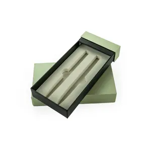 ชุดของขวัญปากกาคู่ดีไซน์ทันสมัยในกล่องกระดาษแข็งแบบเลื่อนเปิด สำหรับใช้ในงานส่งเสริมการขาย สำนักงาน หรือเป็นของขวัญ - Product Image 1