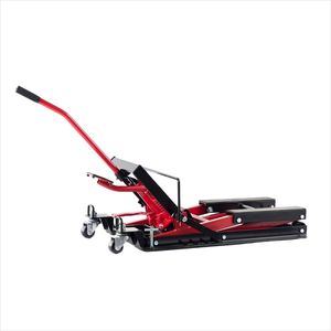 Sollevatore Idraulico per Moto da 1500 LBS, Sollevatore Portatile in Acciaio Azionato a Pedale per ATV con Ruote e Maniglia, Capacità 1500 LBS - Product Image 2