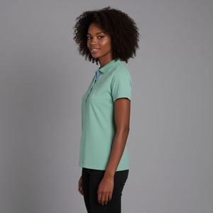 Custom Made Women's polo <b>Shirt</b> 100% Cotton Knitted Breathable Custom DTF Printed Logo Heavyweight Quick Dry ladies polo <b>shirt</b> - Product Image 2