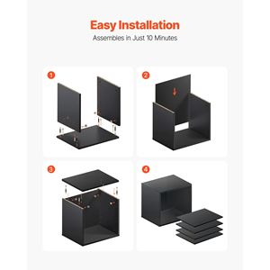 Organizzatore da scrivania in legno a 5 scomparti con funzione di smistamento posta, in MDF, regolabile, con caratteristiche da banco per archiviazione su scrivania e in cassetti - Product Image 6