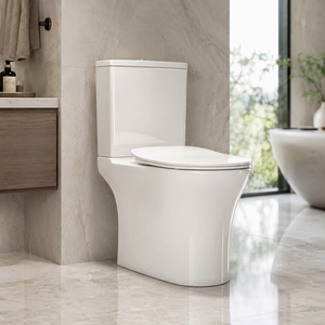 WC moderne en céramique Altroz à poser au sol, deux pièces, pour villa, hôtel, cuisine, salle à manger, salle de bain - Product Image 3
