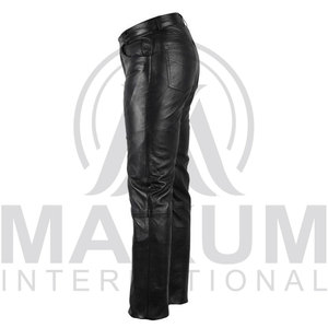 Pantalones de Cuero para Hombre Hechos a Medida al por Mayor, Diseño Único, MOQ Bajo - Product Image 2
