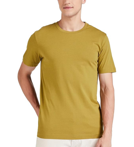 Wholesale Direct Factory Regular Fit Short Sleeve 100% Cotton 180 Grams Casual Streetwear Summer Fashion Solid Men's T-Shirt - Product Image 6
