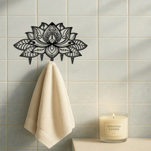 CIFbuy Sleek Metal <b>Wall</b> Mounted <b>Key</b> & Mail Organizer with <b>Hooks</b> Entryway Storage for TikTok & for Temu Pick Service - Product Image 5