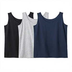 Camiseta sin mangas de punto de color liso para mujer, cuello redondo, informal, transpirable, 100% poliéster, longitud regular - Product Image 3