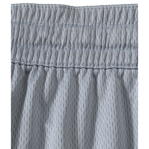 Shorts de baseball gris clair pour hommes avec cordon de serrage noir, bordure blanche et noire, respirant, séchage rapide, vêtements de sport pour la gym et l'entraînement - Product Image 5