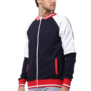 Chaquetas Varsity Lisas al por Mayor, Chaqueta Varsity Personalizada con Logotipo, Chaqueta Universitaria para Hombre, Tallas Grandes - Product Image 1