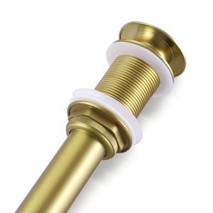 Scarico per Lavabo in Acciaio Inox 304 Senza Troppopieno, Tappo a Scomparsa per Lavabo da Bagno - Product Image 3